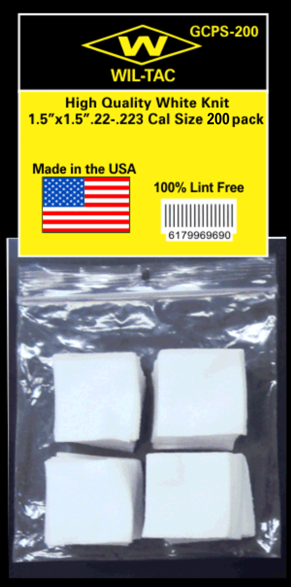Gun Cleaning Patches Small - 200 count